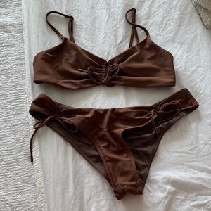 Brown Bikini Set